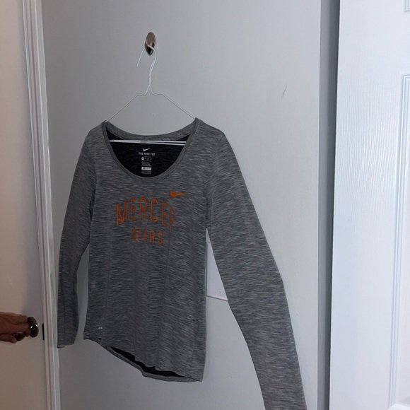 Mercer Bears Arch Over Officially Licensed Long Sleeve T-Shirt I XS - Picture 7 of 8